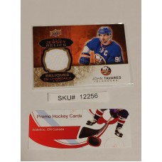 John Tavares Jersey Relics 2017-18 Tim Hortons Upper Deck NHL J-JT SKU#12256